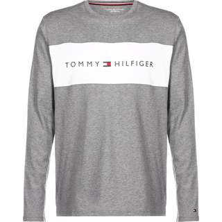 Tommy Hilfiger CN Logo Flag Longshirt Herren grau