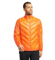 Rückansicht von Haglöfs L.I.M Essens Jacket Outdoorjacke Herren Flame Orange