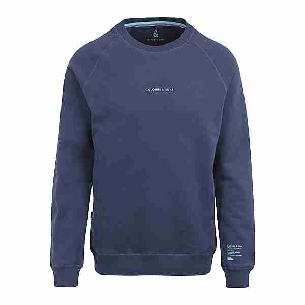 Colours & Sons Basic Sweatshirt Sweatshirt Herren dunkelblau