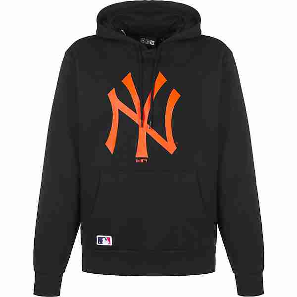 New Era MLB New York Yankees Team Logo Hoodie Herren schwarz