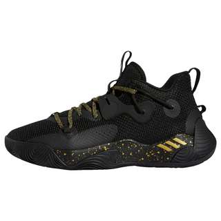 adidas Harden Stepback 3 Basketballschuh Sneaker Herren Core Black / Gold Metallic / Core Black