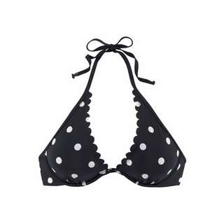 Lascana Bügel-Bikini-Top Bikini Oberteil Damen schwarz-weiß