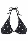Lascana B&uuml;gel-Bikini-Top Bikini Oberteil Damen - schwarz-wei&szlig;