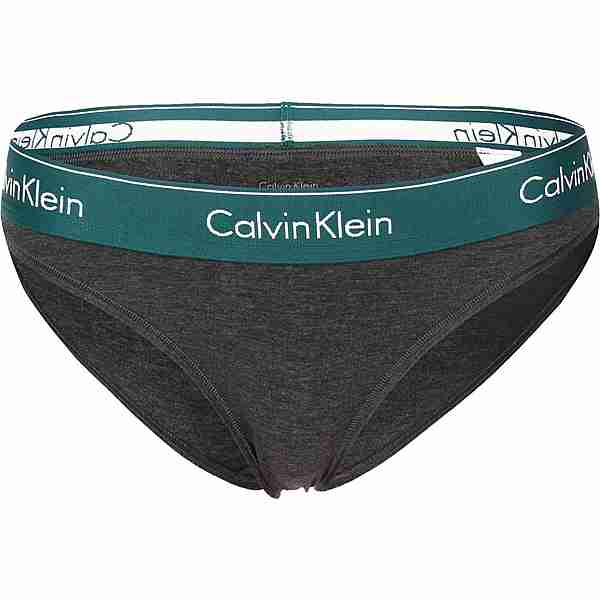 Calvin Klein Bikini Slip Damen grau/türkis