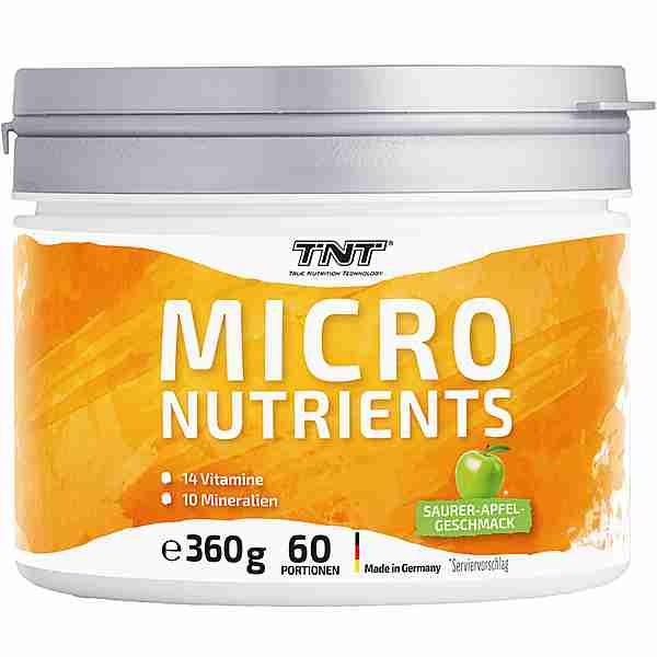 TNT Micronutrients Vitaminpulver Apfel-Geschmack