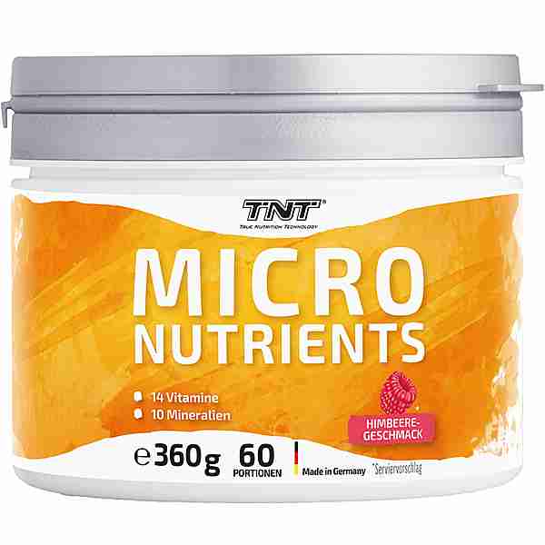 TNT Micronutrients Vitaminpulver Himbeere-Geschmack