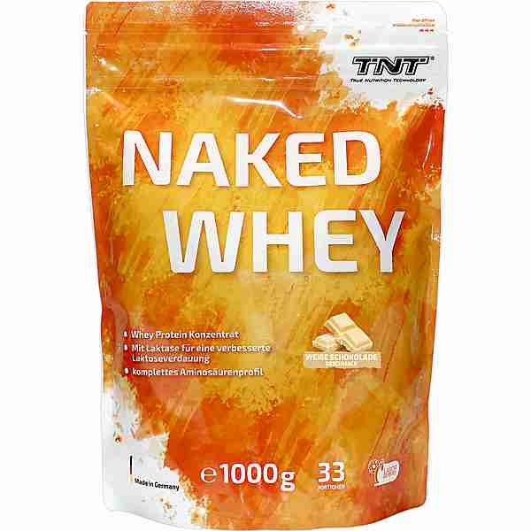TNT Naked Whey Protein Proteinpulver Weiße Schokolade