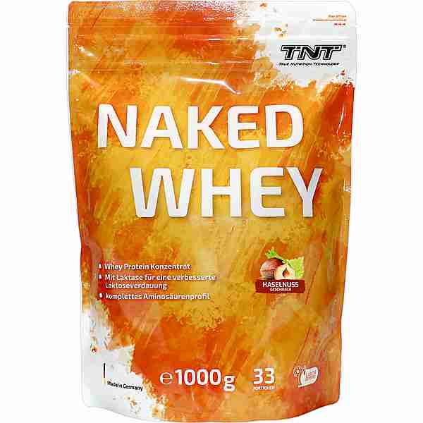 TNT Naked Whey Protein Proteinpulver Haselnuss
