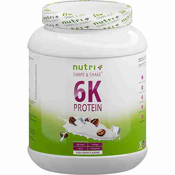 Nutri+ 6K-Protein Proteinpulver Iced Coffee