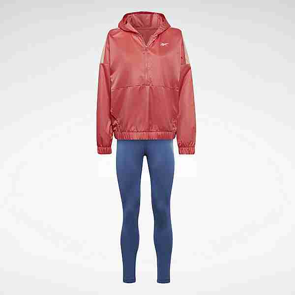 Reebok MYT Half-Zip Track Suit Trainingsanzug Damen Rot