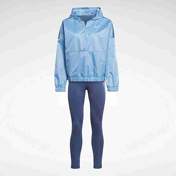Reebok MYT Half-Zip Track Suit Trainingsanzug Damen Blau