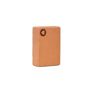 With Every Atom Cork Yoga Block brown
