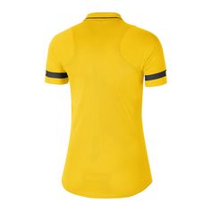 Rückansicht von Nike Academy 21 Poloshirt Damen Poloshirt Damen gelbschwarzgrau