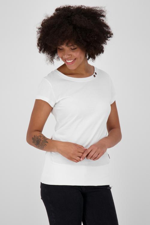 Rückansicht von ALIFE AND KICKIN CocoAK A T-Shirt Damen white