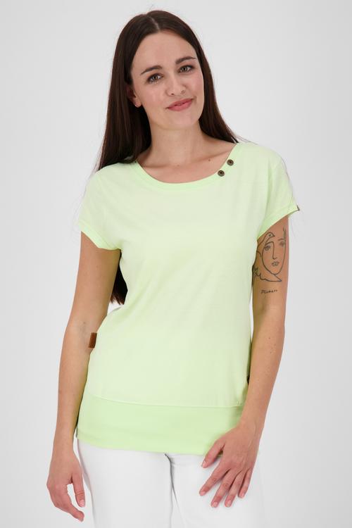 Rückansicht von ALIFE AND KICKIN CocoAK A T-Shirt Damen lime