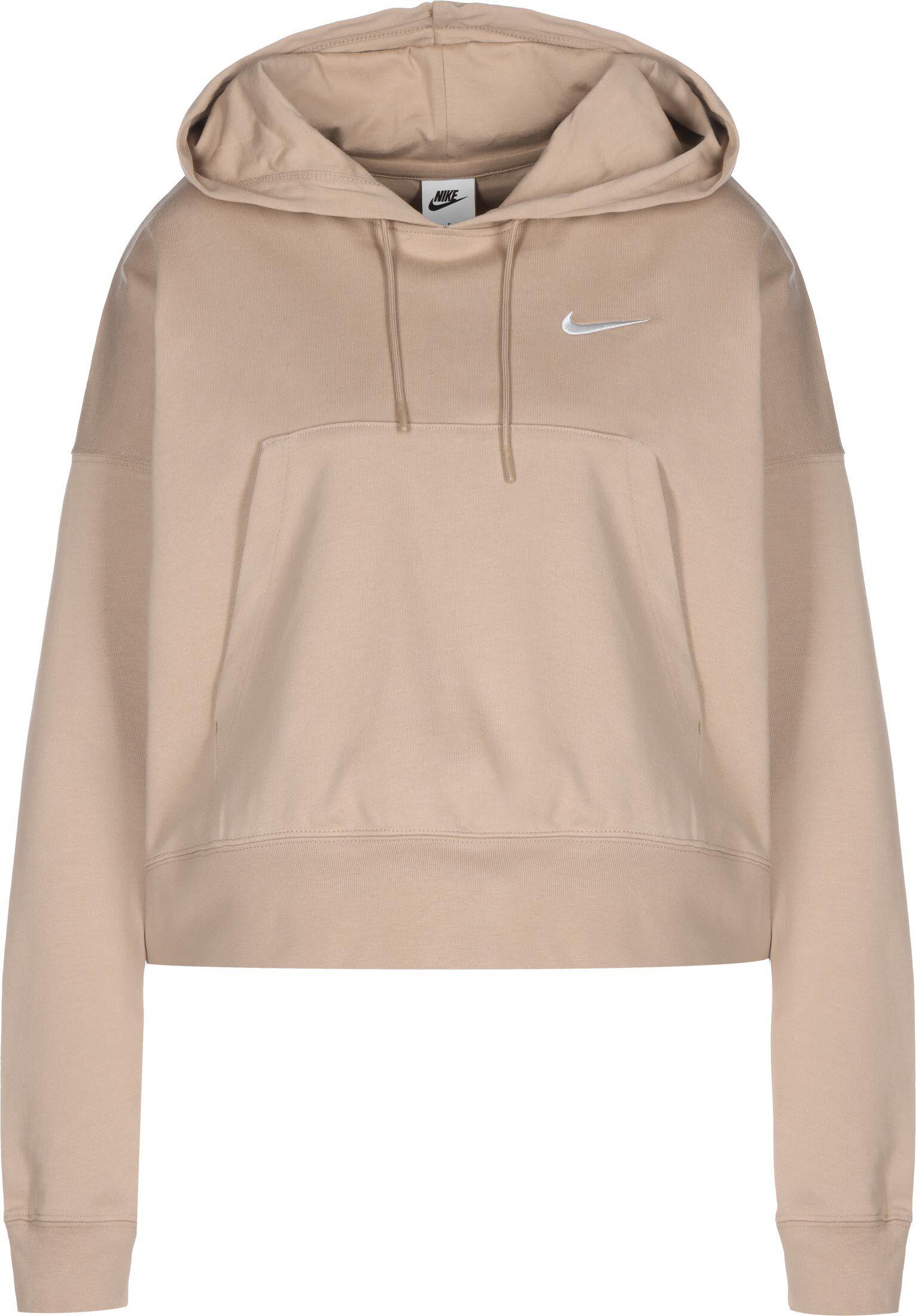 nike beige hoodie womens