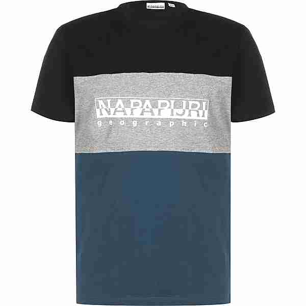 Napapijri Sogy T-Shirt Herren blau/schwarz/grau