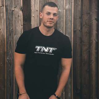 TNT Logo-Tee T-Shirt Herren schwarz