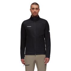 Rückansicht von Mammut GORE-TEX Ultimate VII Softshelljacke Herren black