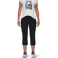 Rückansicht von Mammut Runbold Capri Shorts Damen black
