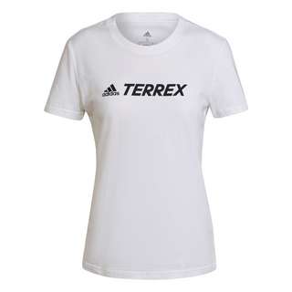 adidas TERREX Classic Logo T-Shirt Funktionsshirt Damen White / Black