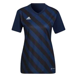 adidas Entrada 22 Graphic Trikot Fußballtrikot Damen Team Navy Blue 2 / Black