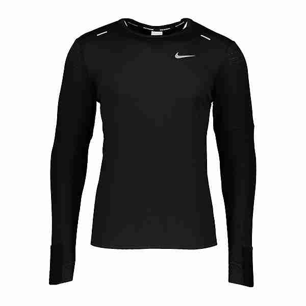 Nike Therma-FIT Repel Sweatshirt Running Laufshirt Herren schwarz