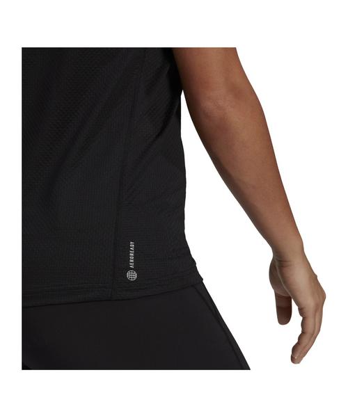Rückansicht von adidas Own Cooler T-Shirt Running Damen Laufshirt Damen schwarz