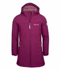 Trollkids Kirkenes Funktionsjacke Kinder Maulbeere/Orchidee
