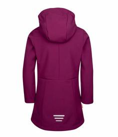 Rückansicht von Trollkids Kirkenes Funktionsjacke Kinder Maulbeere/Orchidee