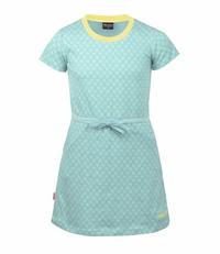 Trollkids Noresund Laufkleid M&auml;dchen - Gletschergr&uuml;n/Limonade
