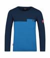 Trollkids Bergen Longshirt Kinder - Marineblau / Mittelblau