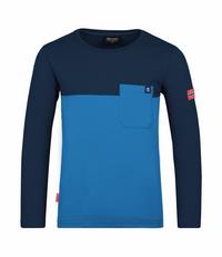 Trollkids Bergen Longshirt Kinder - Marineblau / Mittelblau