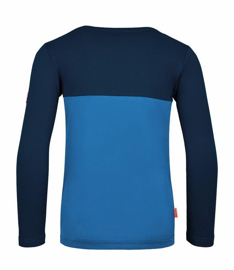 Trollkids Trollkids Bergen Longshirt Kinder - Marineblau / Mittelblau - 0 | SportScheck