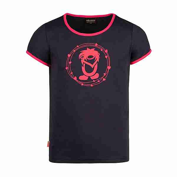 Trollkids Oppland T-Shirt Kinder Marineblau/Magenta
