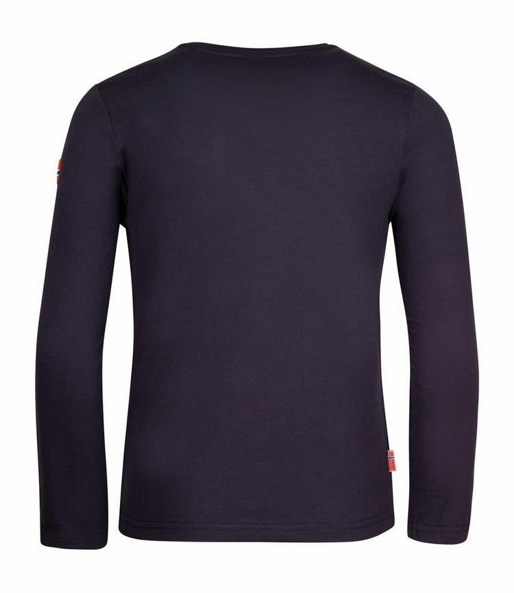 Trollkids Trollkids Stavanger Longshirt Kinder - Marineblau / Mittelblau - 0 | SportScheck