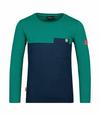 Trollkids Bergen Longshirt Kinder - Marineblau/Pfeffergr&uuml;n