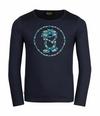 Trollkids Stavanger Longshirt M&auml;dchen - Marineblau