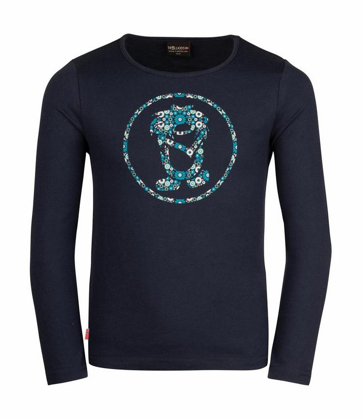 Trollkids Trollkids Stavanger Longshirt M&auml;dchen - Marineblau - 0 | SportScheck
