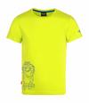 Trollkids Oppland T-Shirt Kinder - Limegelb/Petrolblau