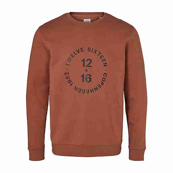 Twelvesixteen Sweatshirt round logo Camel Sweatshirt brown