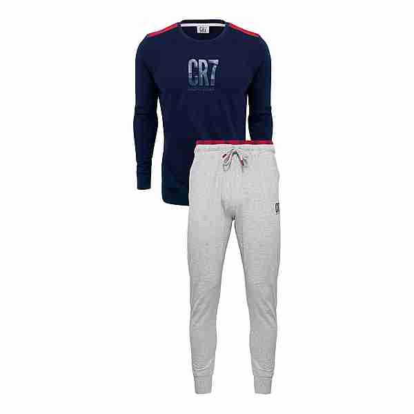 CR7 Cristiano Ronaldo Pyjama Homewear Trainingsanzug Herren navy2