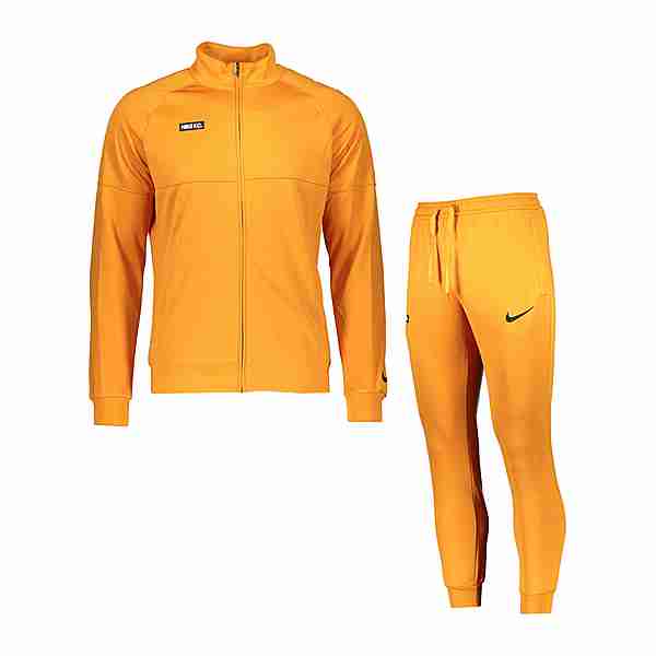 Nike F.C. Dri-FIT Trainingsanzug Trainingsanzug Herren gelbweissschwarz