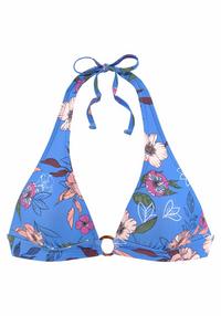 S.OLIVER Triangel-Bikini-Top Bikini Oberteil Damen - blau