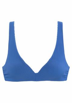 sunseeker Triangel-Bikini-Top Bikini Oberteil Damen blau