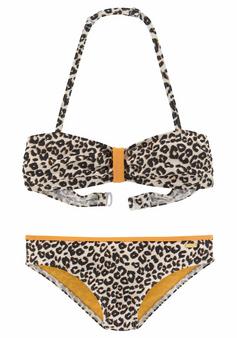 Buffalo Bandeau-Bikini Bikini Set Damen leo