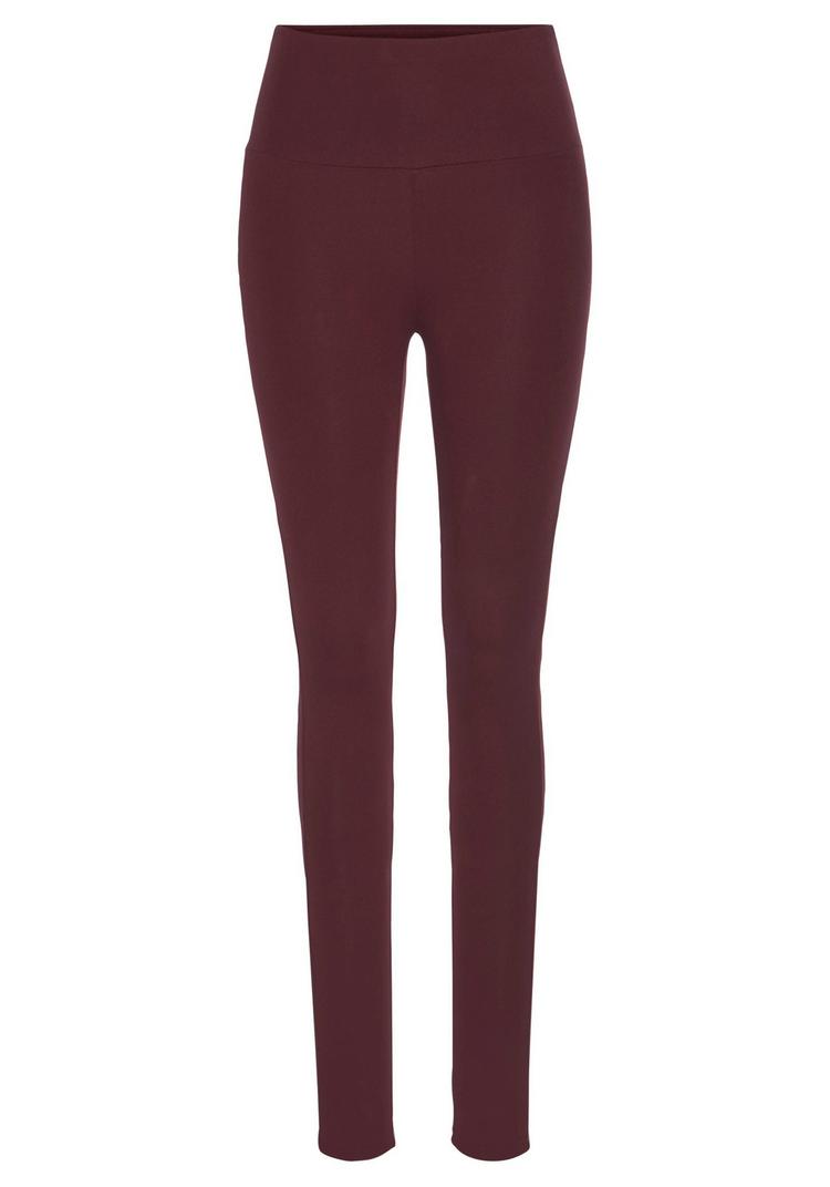 Lascana Lascana Leggings Leggings Damen - weinrot - 0 | SportScheck