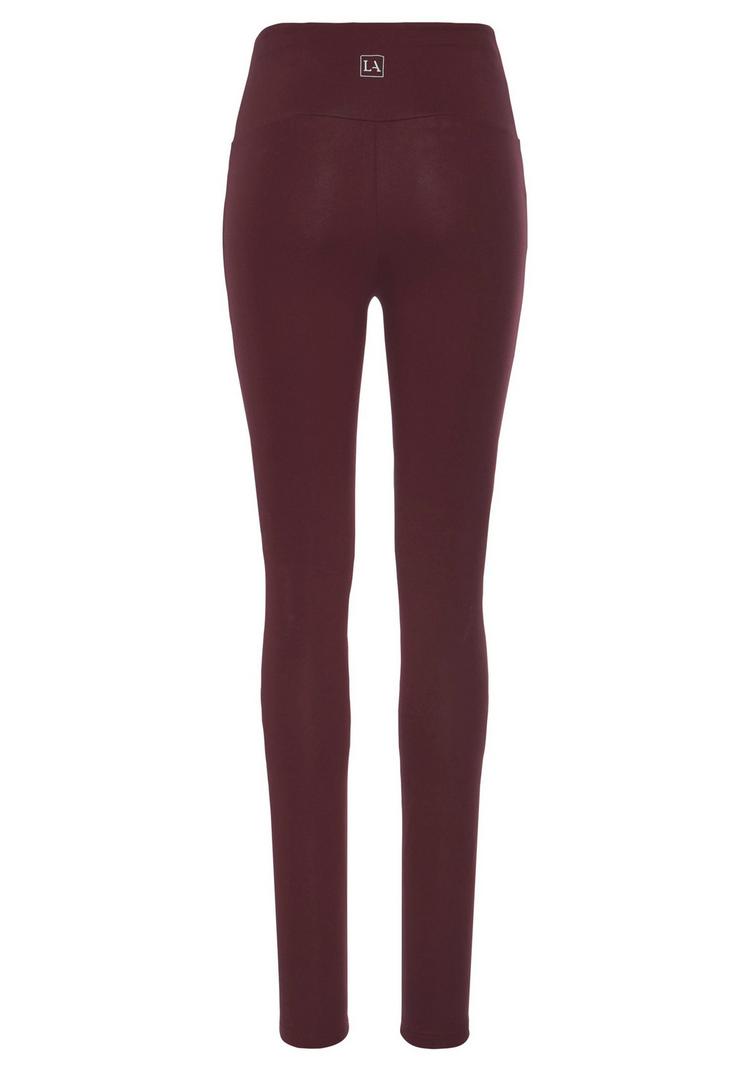 Lascana Lascana Leggings Leggings Damen - weinrot - 1 | SportScheck