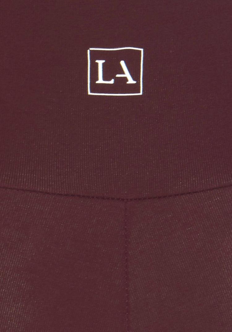 Lascana Lascana Leggings Leggings Damen - weinrot - 5 | SportScheck