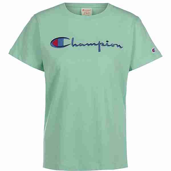 CHAMPION Crewneck T-Shirt Damen türkis